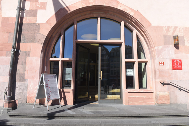 Außentür Rathaus Römer Frankfurt-Referenz Rompel Metallbau